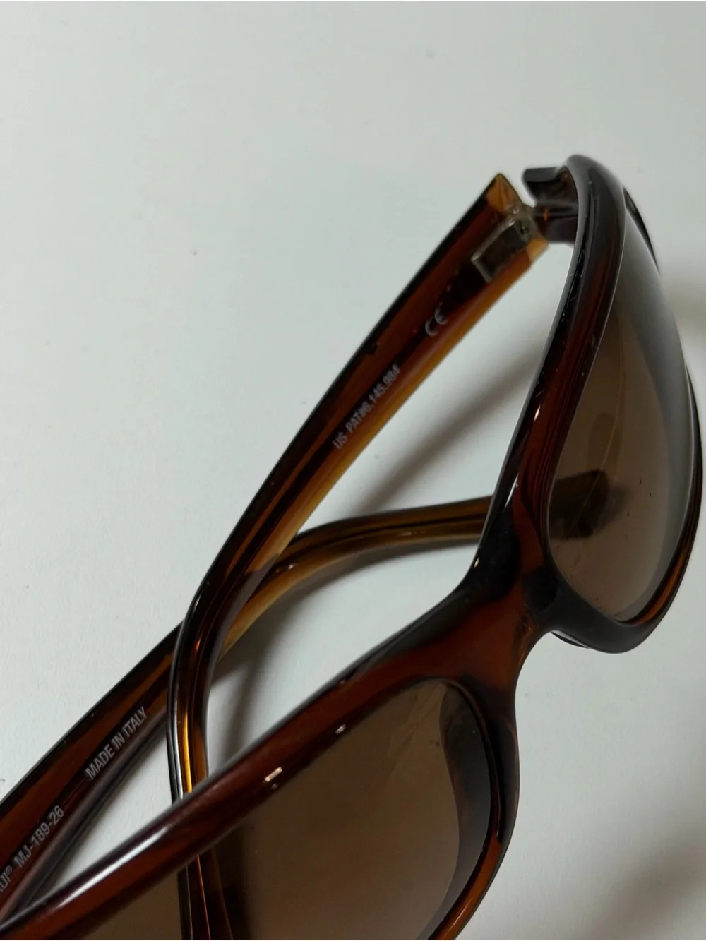 Maui Jim Lagoon MJ 189 26 Translucent Brown Frame + HCL Bronze Polarized Lenses